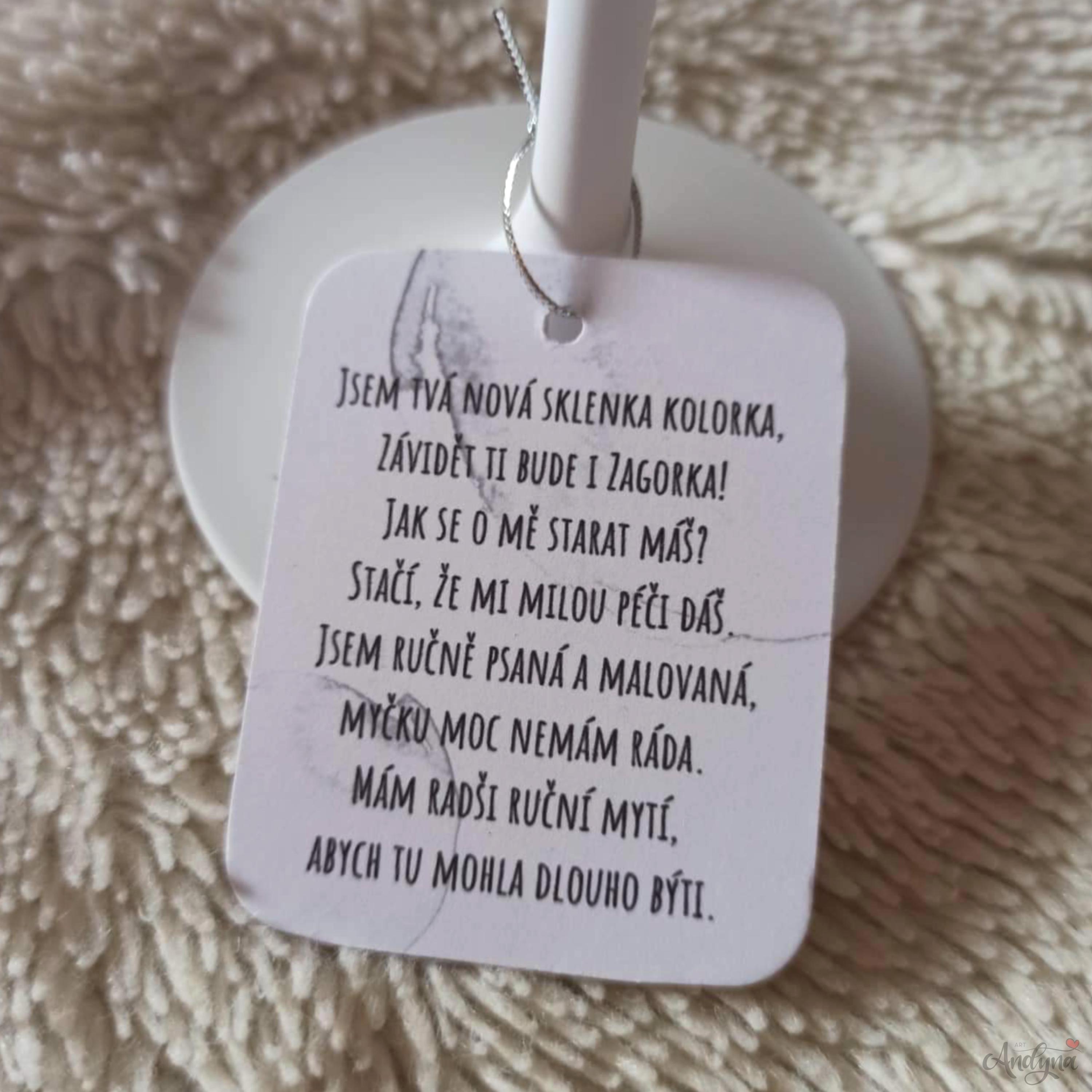 Bílá Kolorka Jsem kočkonalá, kočkorožec