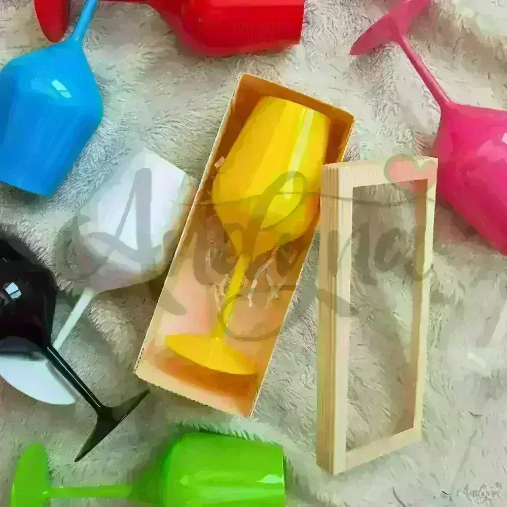 Čirá plastová sklenka na víno - Díky Tobě je svět hezčí