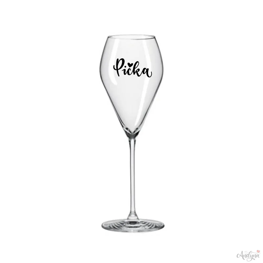 Sklenice na prosecco Pička