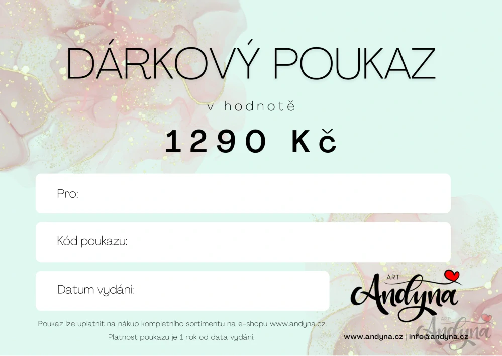 Dárkový poukaz na kurz moderní kaligrafie pro začátečníky