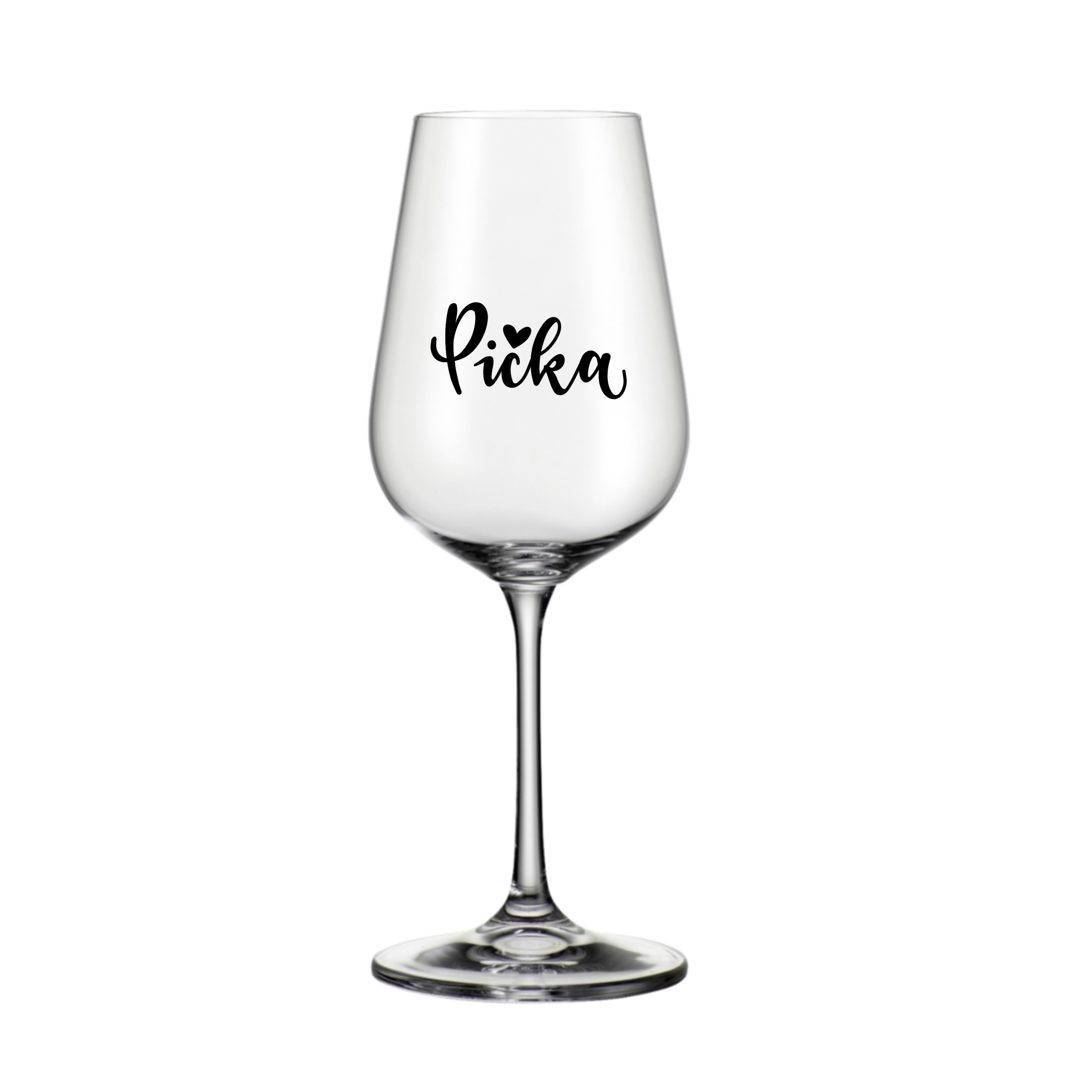 Sklenice na bílé víno Pička