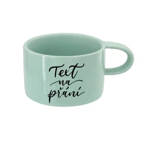 Hrnek mintová Makronka s textem na přání