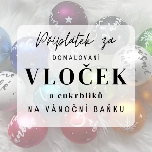 Příplatek za zdobení vánoční baňky