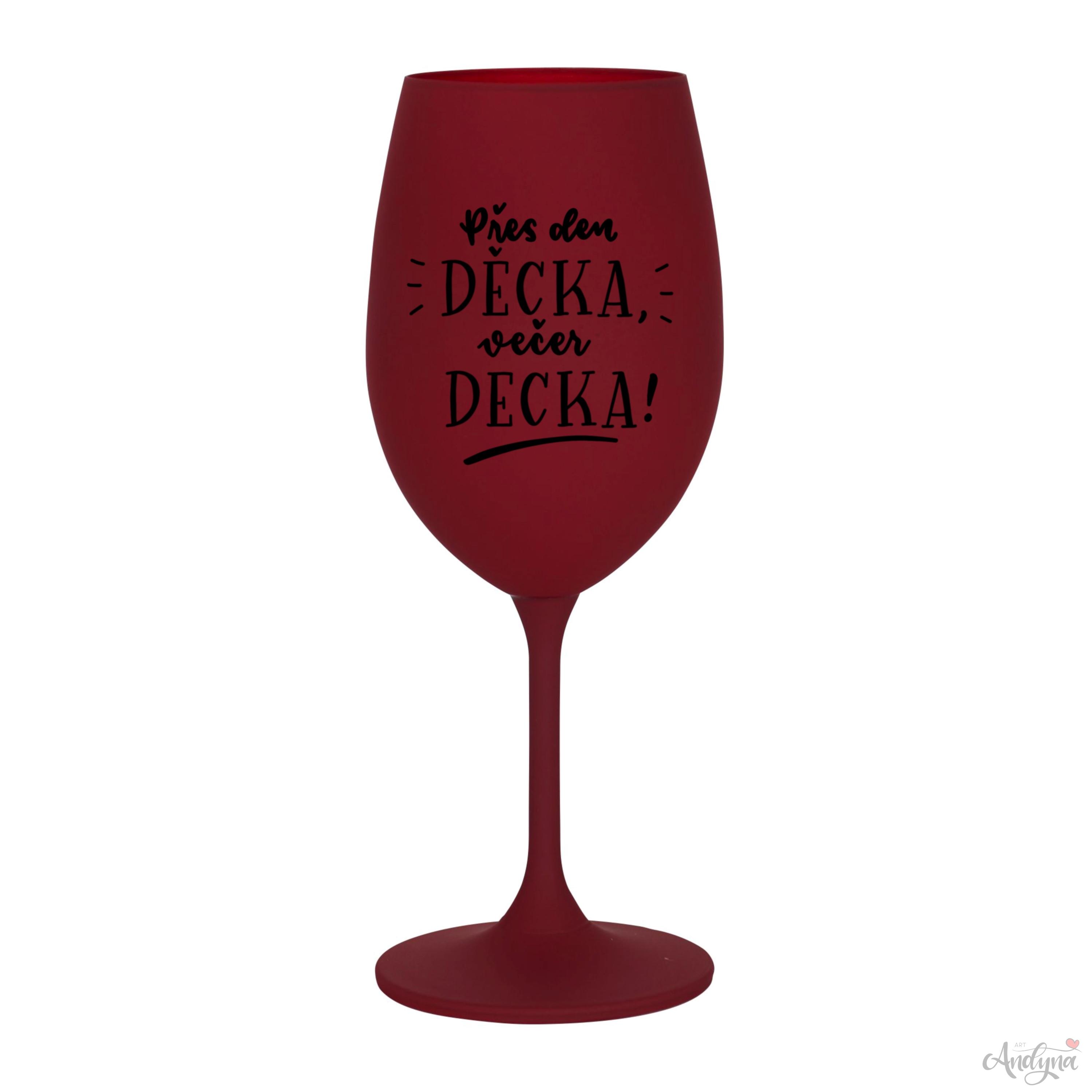 Červená Kolorka Přes den DĚCKA, večer DECKA®