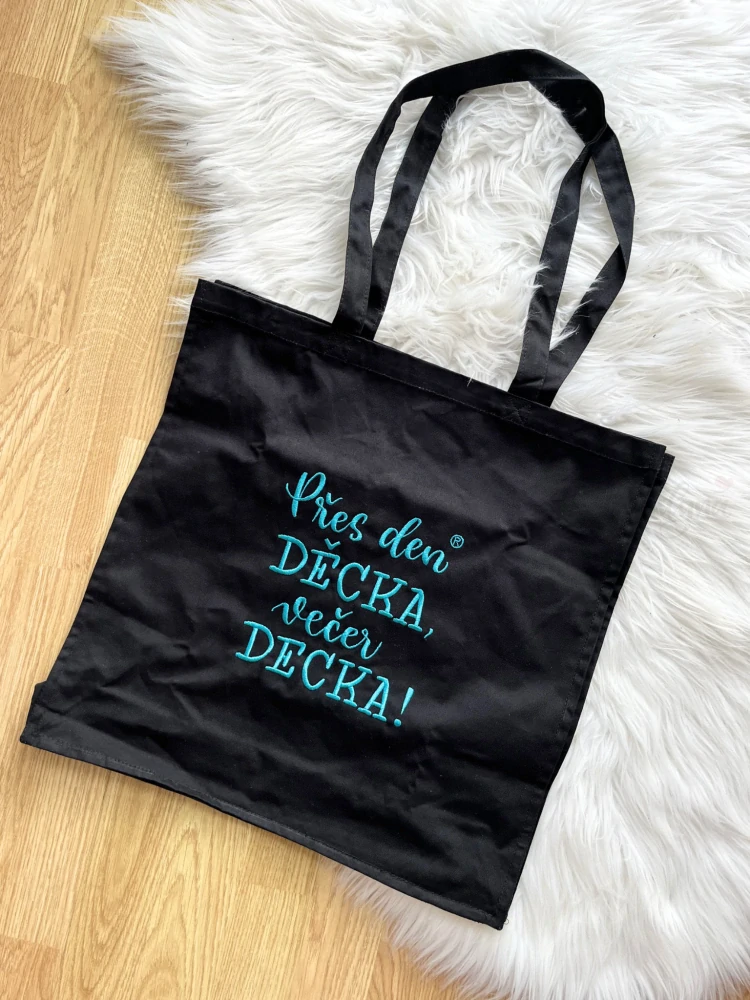 Plátěná taška Přes den DECKA, večer DĚCKA®